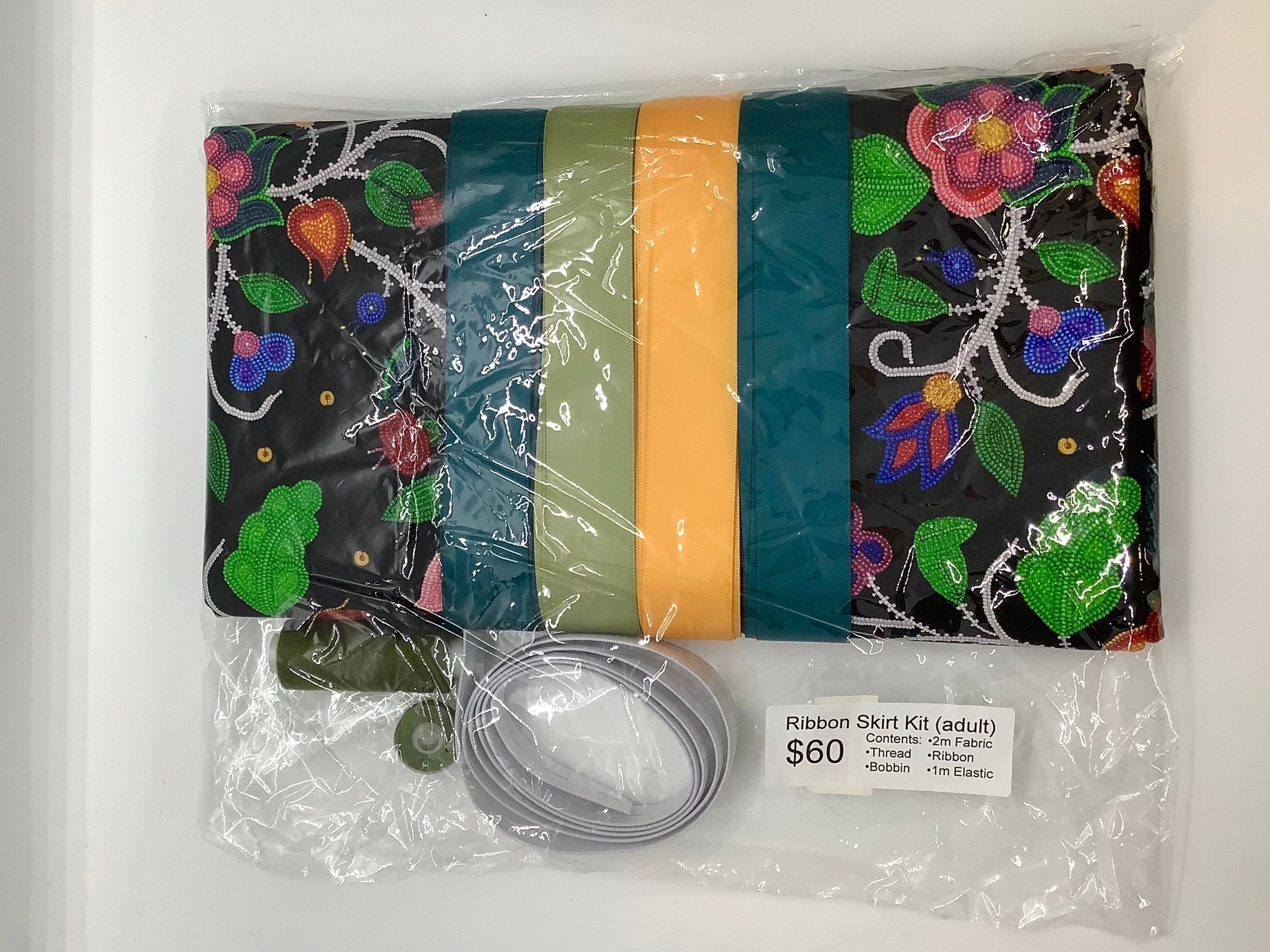 Adult Ribbon Skirt Kit (All Supplies Needed) | Nikawiy Beads